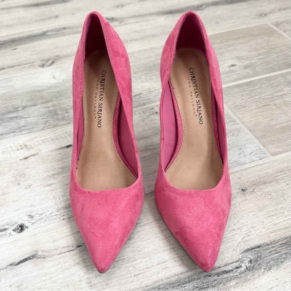 Christian Siriano Dark Pink Heels - Picture 1 of 7